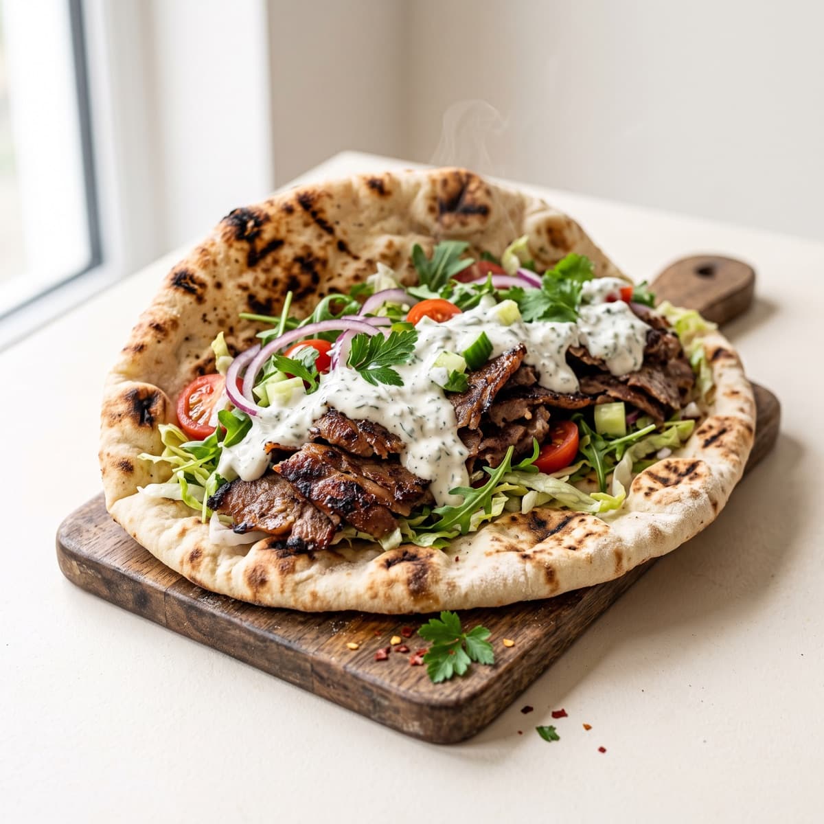 Naan kebab